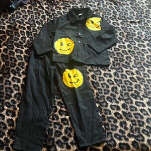 BOYS MATCHING SMILEY SET